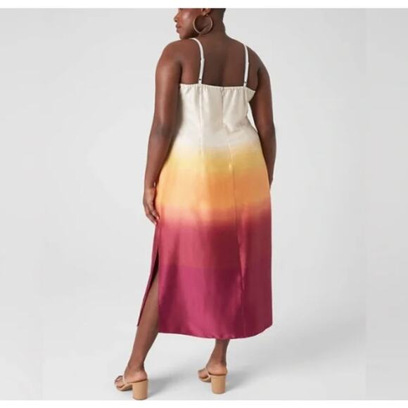 Lane Bryant Scoop Neck Resort Ombre Slip Dress Size 24 NWT - Picture 10 of 10